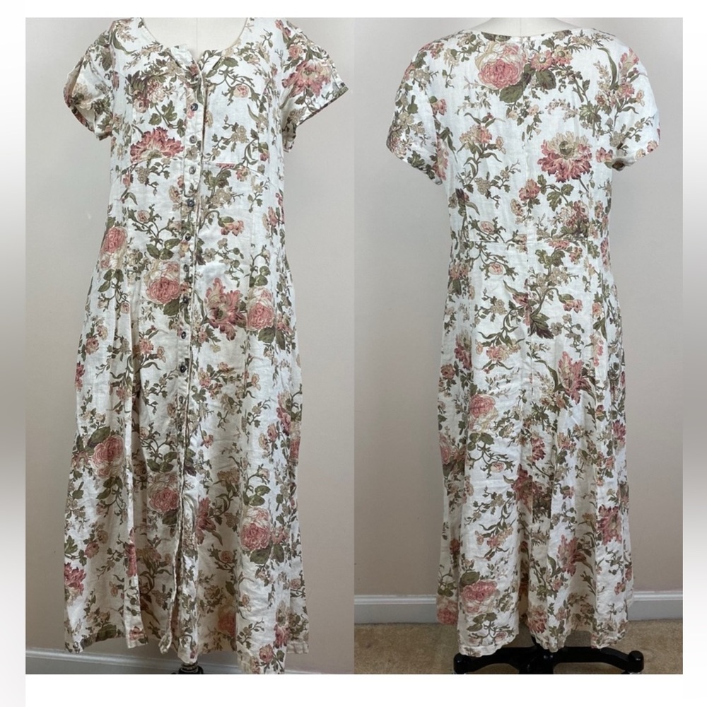 California threads linen dress